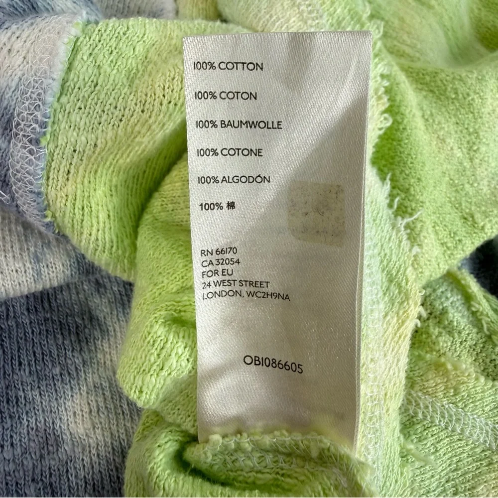 Free People We the Free Chasing the Sun Tie Dye Sweatshirt Top LARGE Like New - Picture 14 of 16